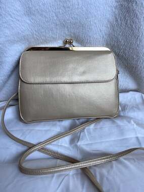 Rosetti Vintage Gold Metallic Evening Bag